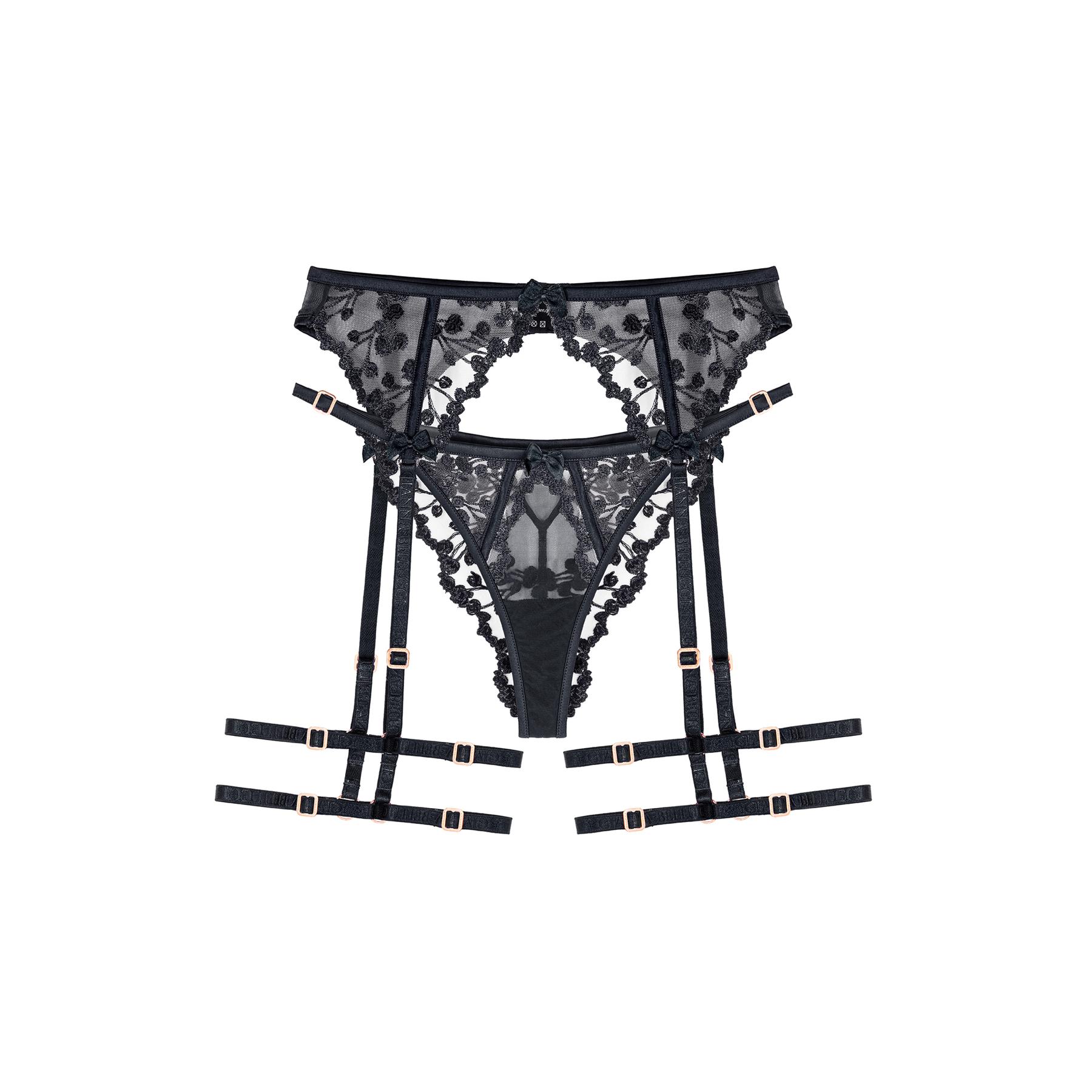 3830088242941 - Zweiteiliges Strumpfhalter-Set für Frauen Gabriella