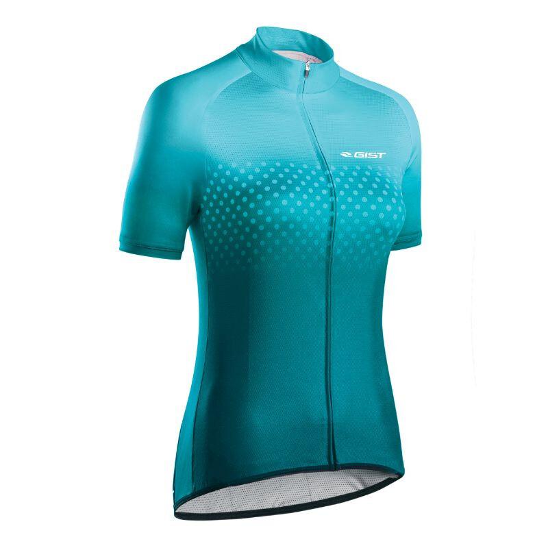 Velo Store - UK Women's full zip short sleeve jersey Gist Pois | Extra 10% off with Subscription, Postage £16.79 to UK Fedex.