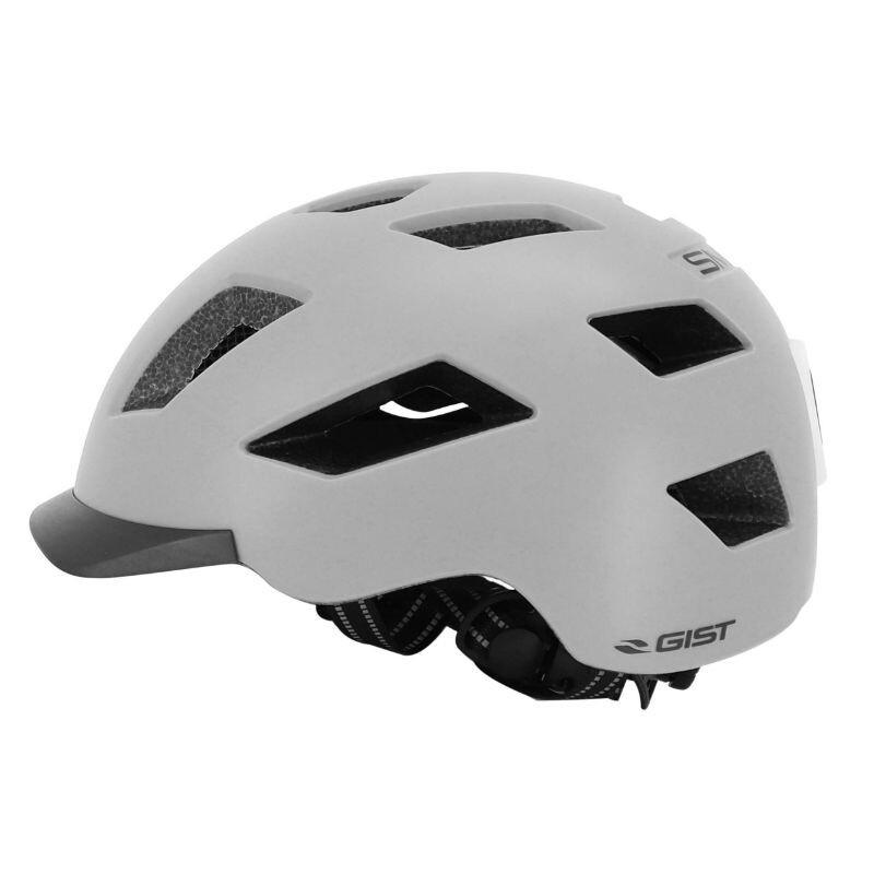 Velo Store - UK Helmet with backlighting, adjustable with a thumbwheel - visible light at 200 m Gist Smart In-Mold | Extra 10% off with Subscription, Postage £16.79 to UK Fedex.