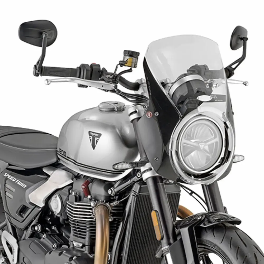 Kit zur Befestigung von Motorradwindschutzscheiben rauchfarben Givi 6407A Triumph Speed Twin 900/1200