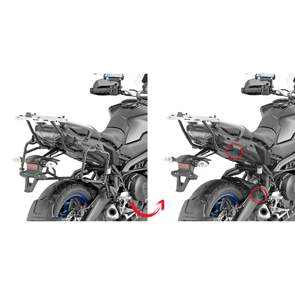 Schneller Kofferträger Givi Yamaha tracer 900/GT 18
