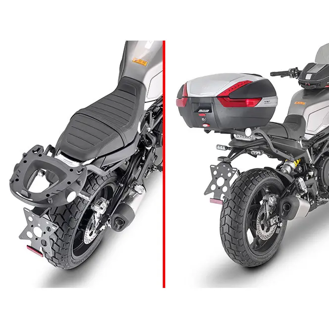 Support top case moto Givi Benelli Monolock Monokey Leoncio 800 (22)