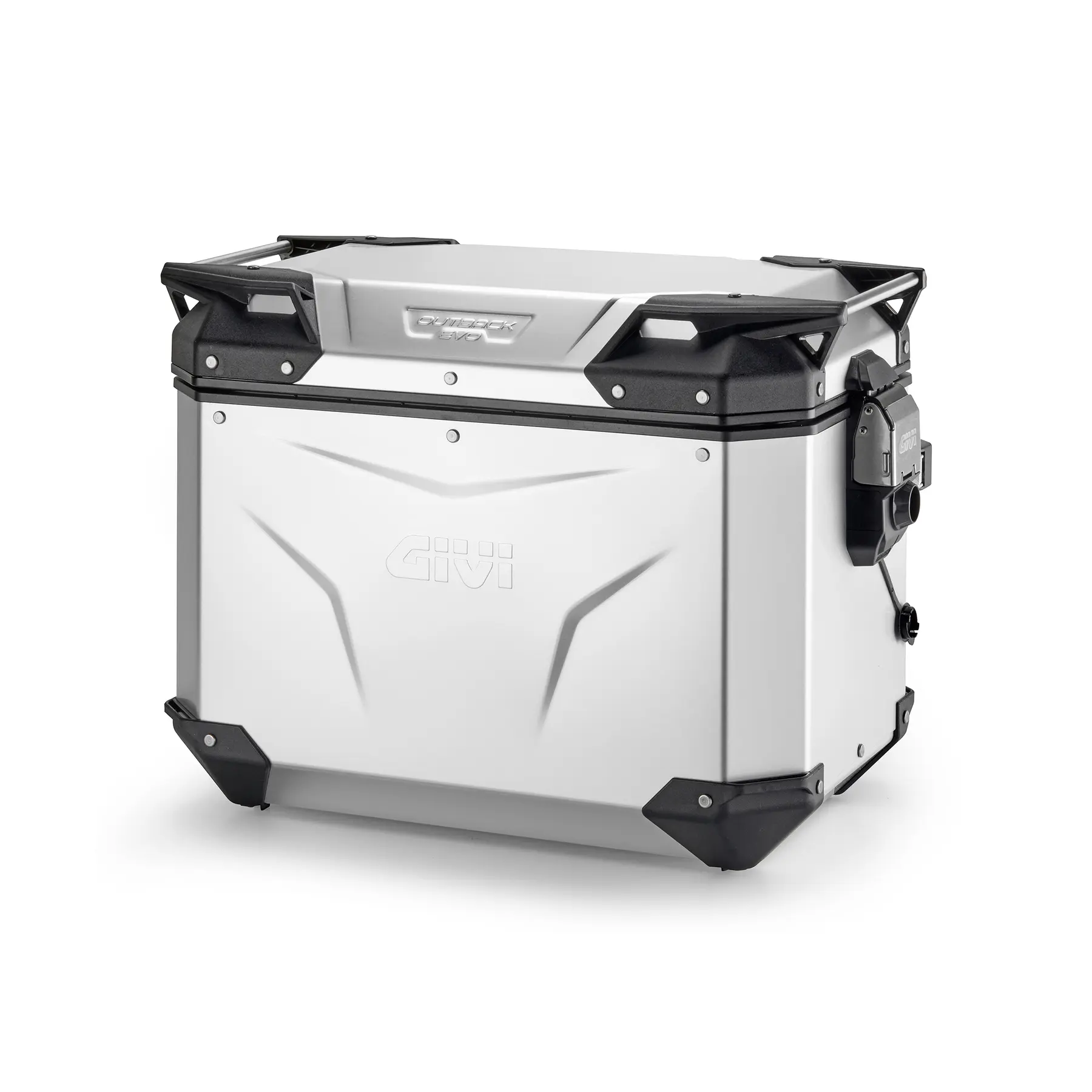 Linke anodisierte Motorrad-Seitentasche ohne Schloss Givi Outback Evo