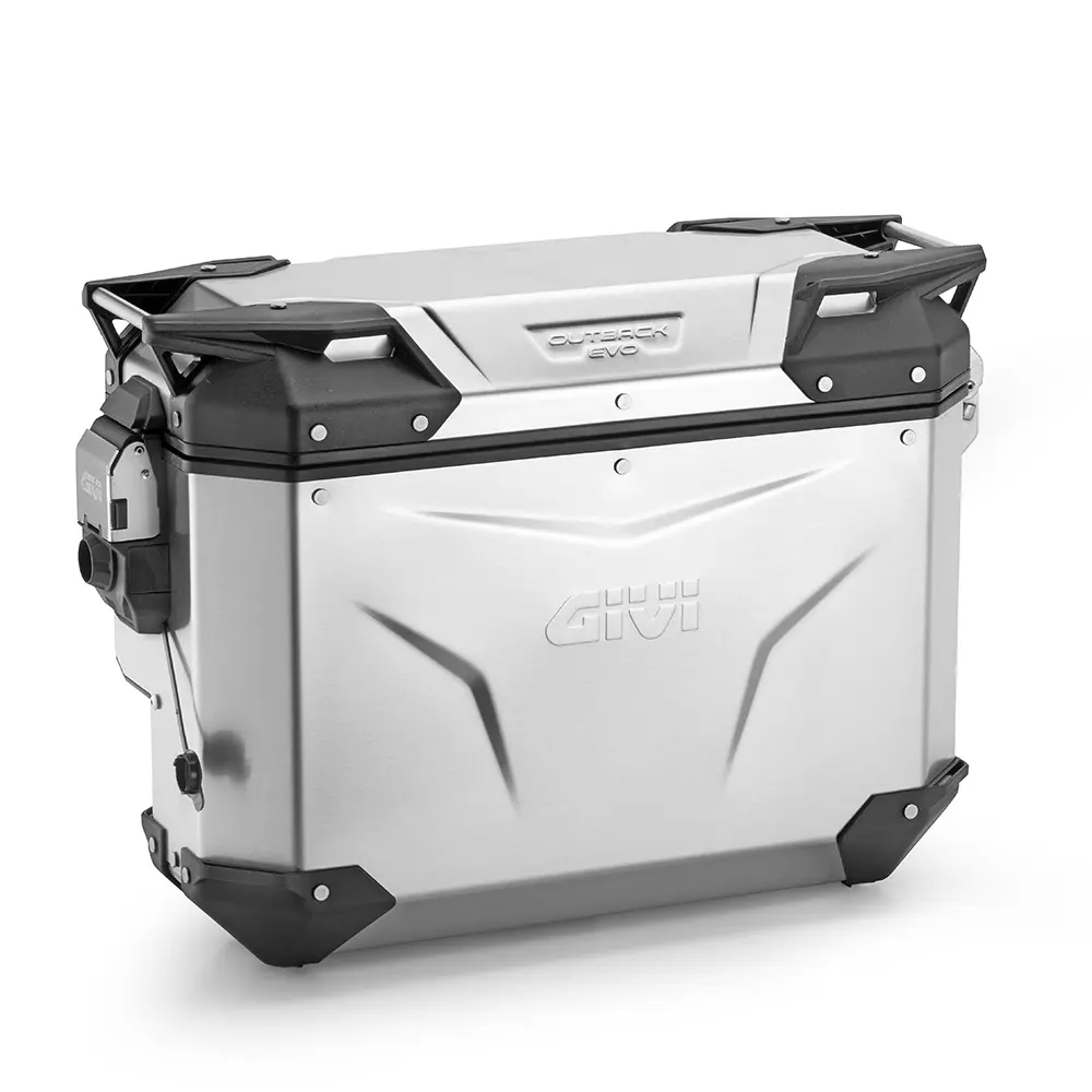 Rechte Alu-Motorrad-Seitentasche mit Freiraum ohne Schloss Givi Outback Evo