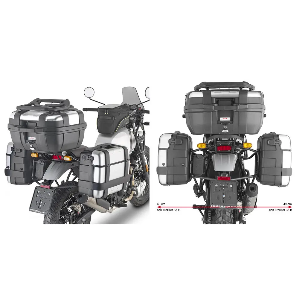 Motorrad-Seitenkofferhalter Givi Royal Enfield Himalayan 21