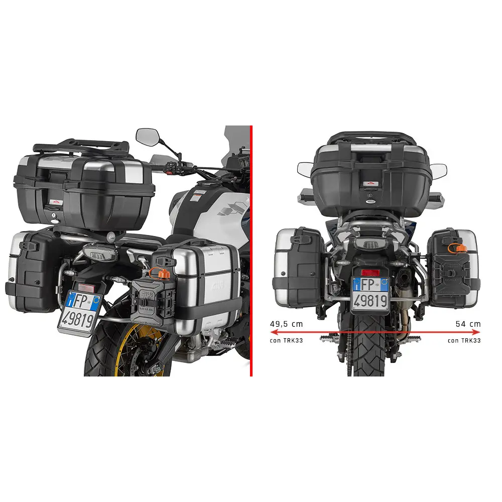 Motorrad-Seitenkofferhalter Givi Monokey CF Moto 700MT ADV