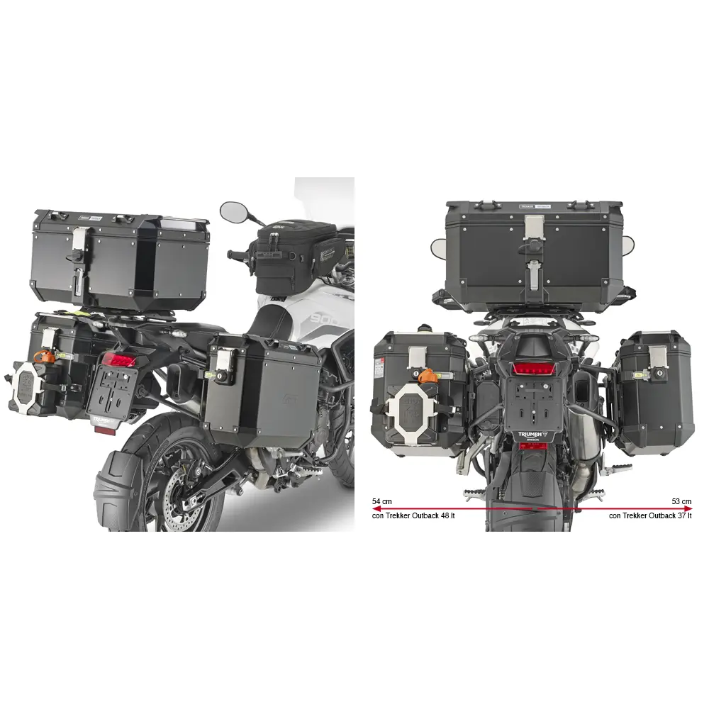 Motorrad-Seitenkofferhalter Givi OBKN Tiger 900 (20-24)