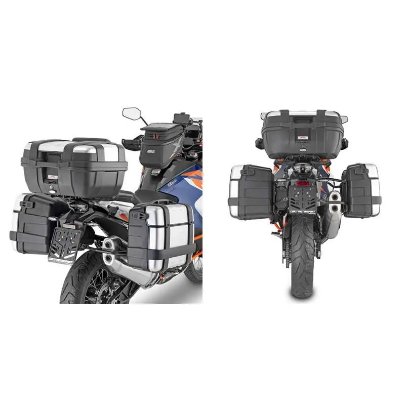 Motorrad-Seitenkofferhalter Givi Monokey Aprilia Tuareg 660 21