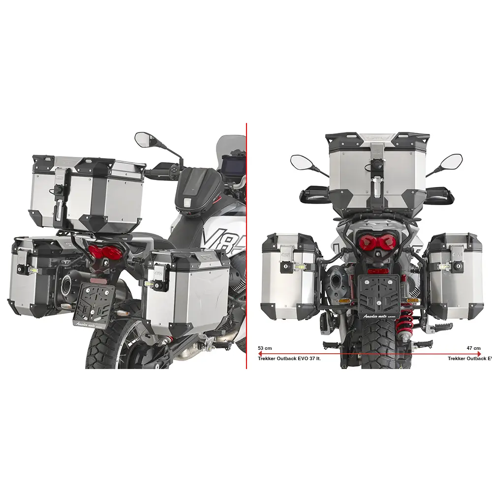 Motorrad-Seitenkofferhalter Givi Moto Guzzi V85TT (24)