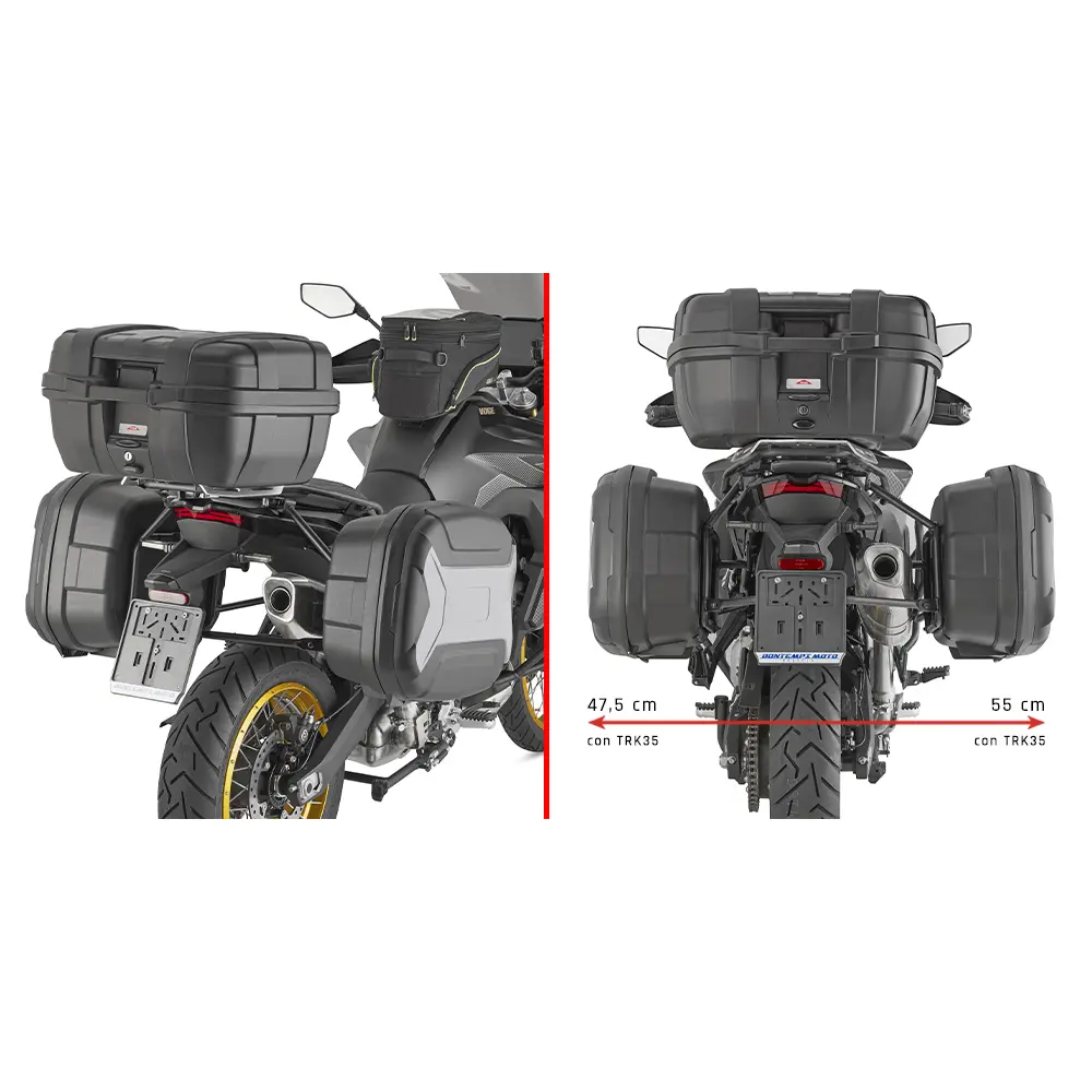 Motorrad-Seitenkofferhalter Givi Monokey Voge Valico 900 DSX (24)