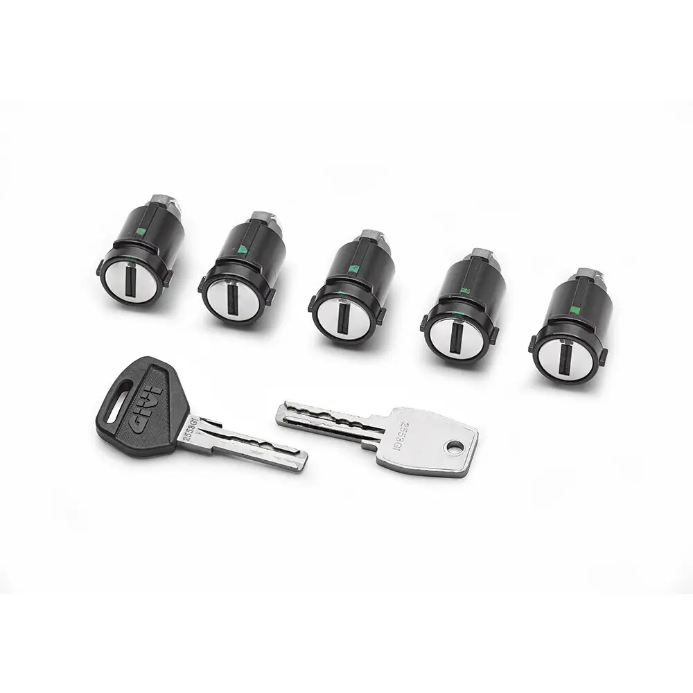 Motorrad-Sicherheitsschloss-Set mit 5 Zylindern Givi