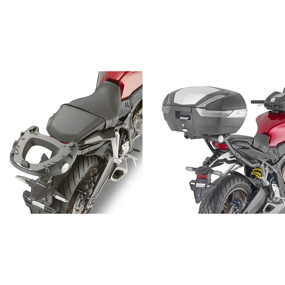 Support top case moto Givi Monokey Honda CB650R / CBR650R (21-24)