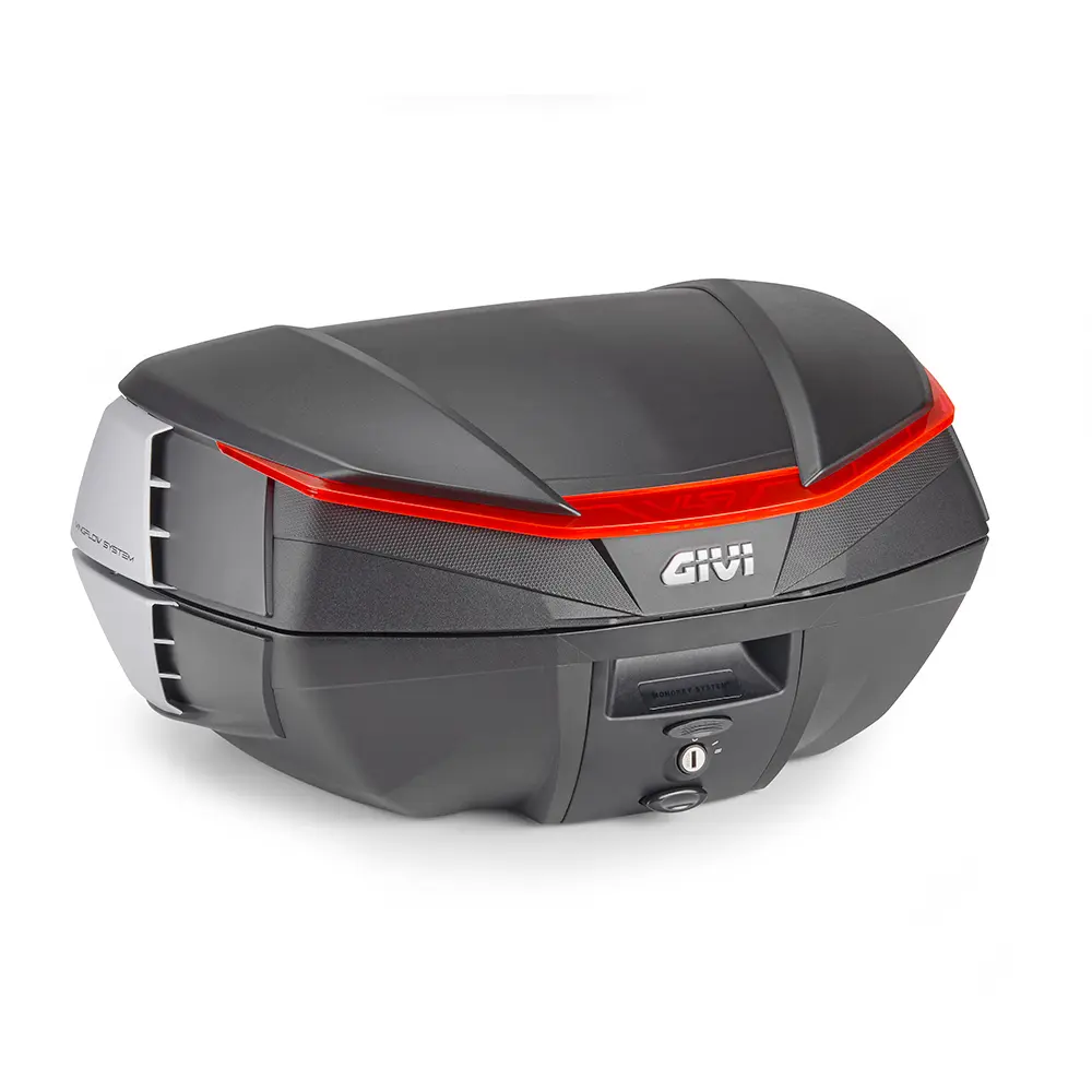 Topcase für Motorrad mit Korpus und seitlichen Belüftungen Givi