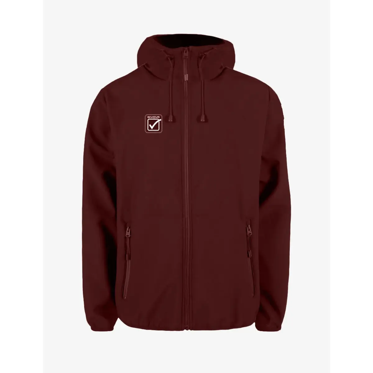 Softshell hooded jack voor kinderen Givova