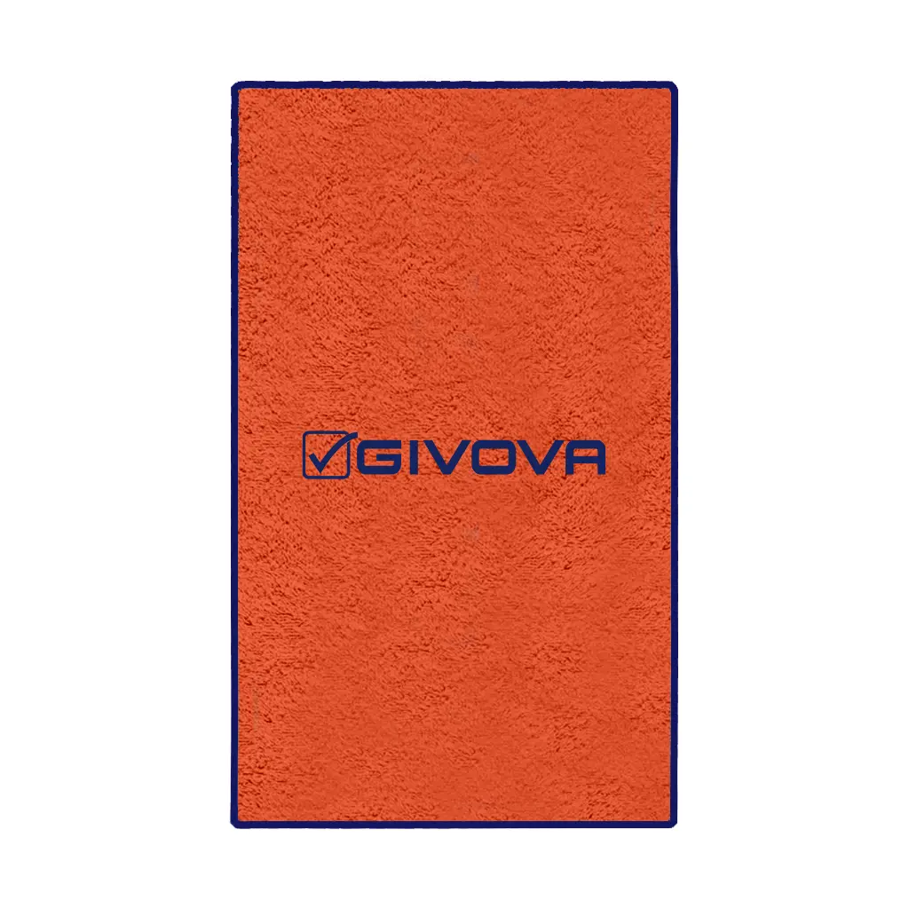 Großes Handtuch Leinwand Chenille 80 x165 - Orange - unisex - Size: TU