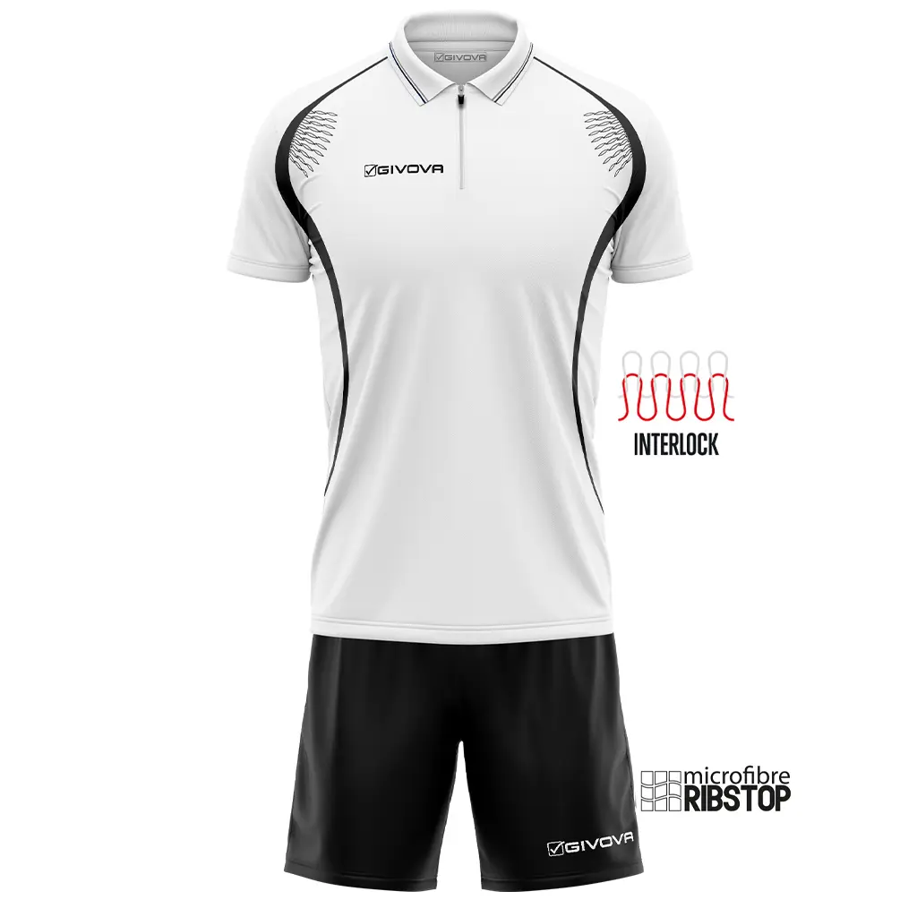 Set Aus Polo-Shirt Und Shorts Givova