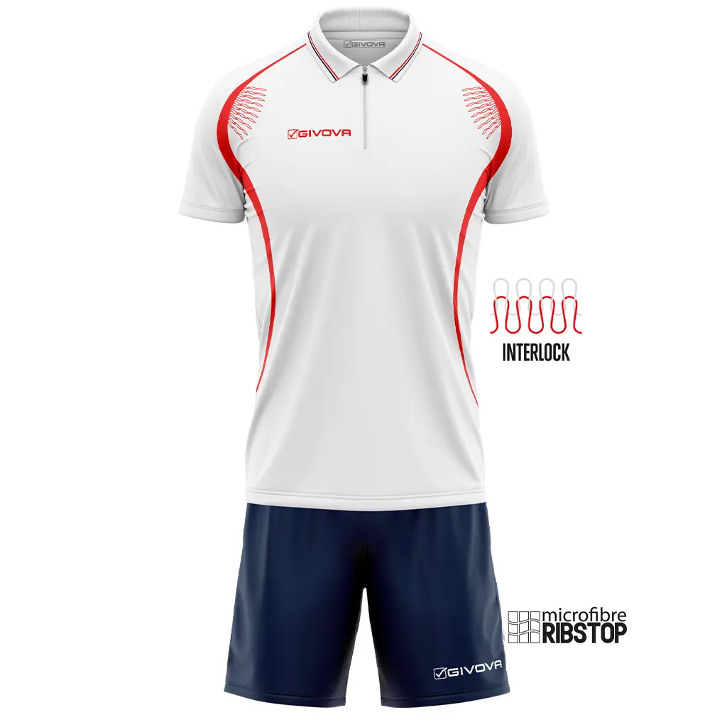 Set aus Polo-Shirt und Shorts - Rouge - unisex - Size: XL