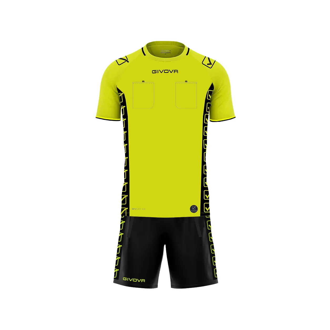 Schiedsrichterset Oficial - Jaune - male - Size: M