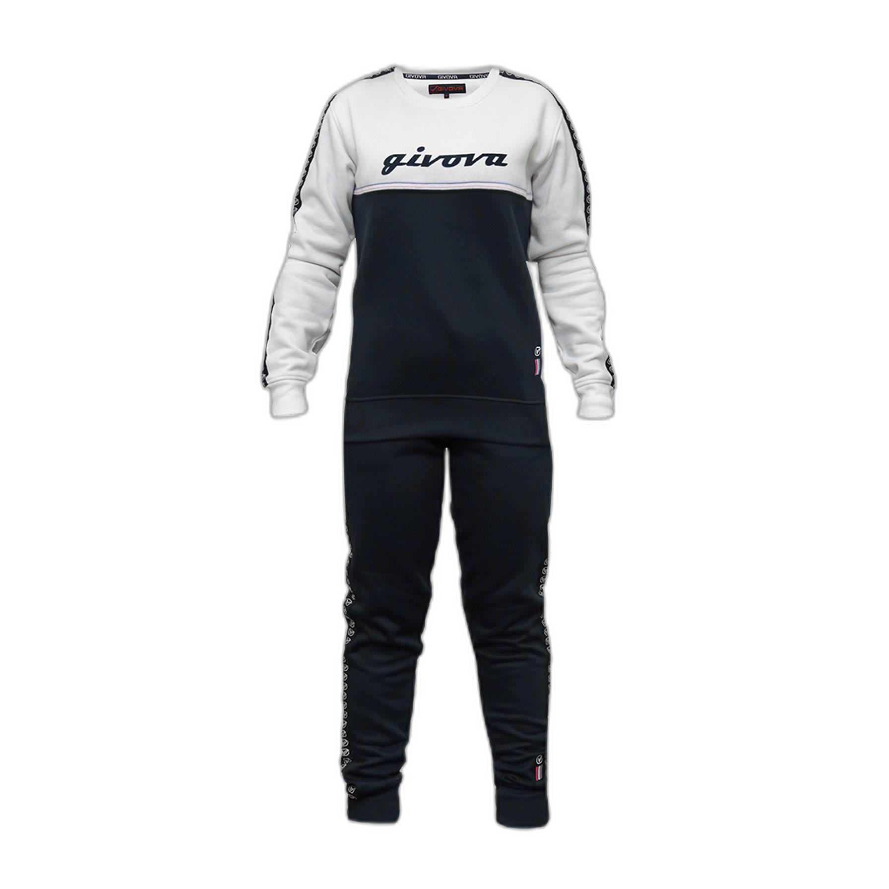 8034044866447 - Trainingsanzug mit Fleece-Streifen Frau 100