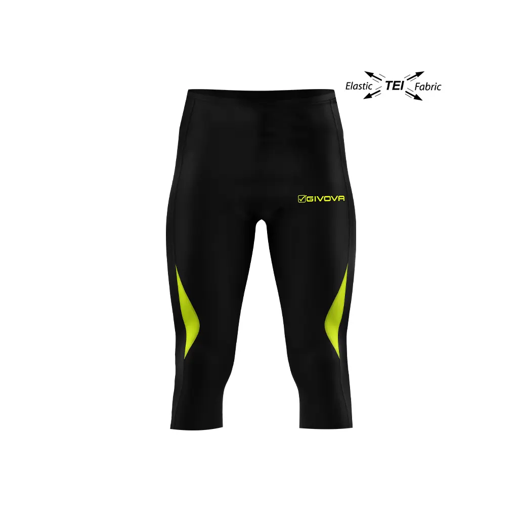 Givova Unisex Noir Leggings 3/4 Mittel