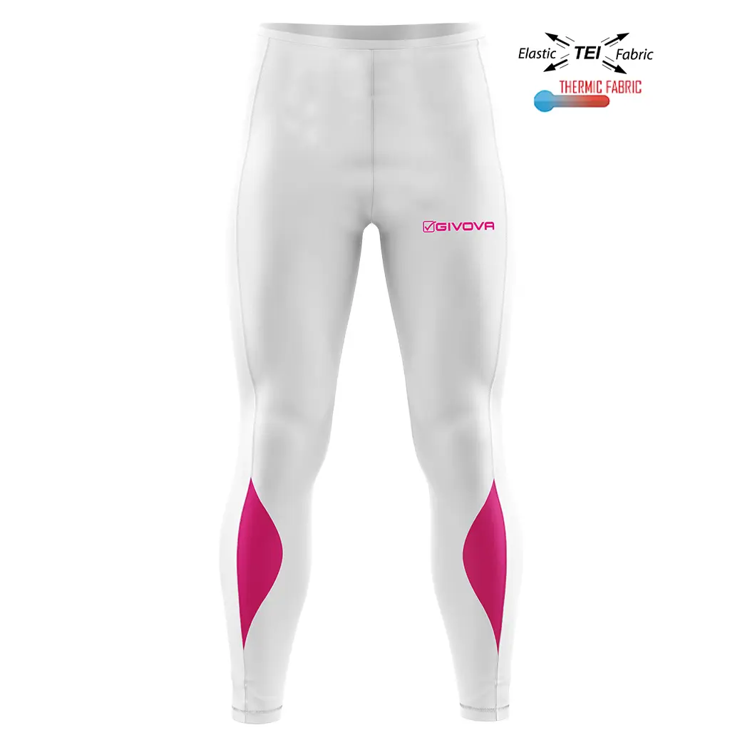 Givova Unisex Blanc Leggings 3XL