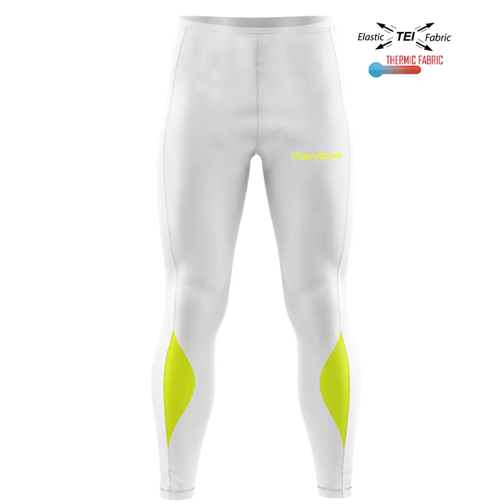 Givova Unisex Blanc Leggings 3XL