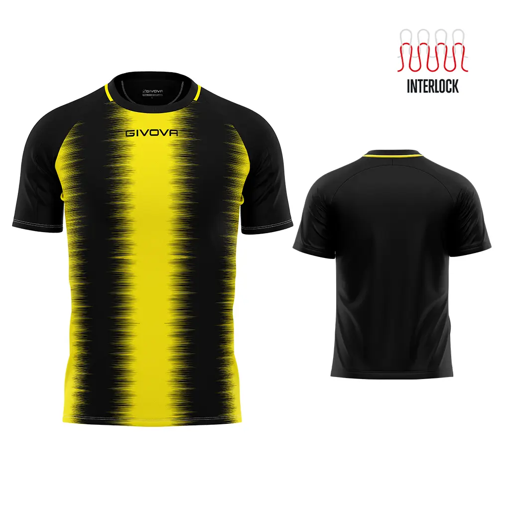 Gestreiftes Trikot - Jaune - unisex - Size: XL