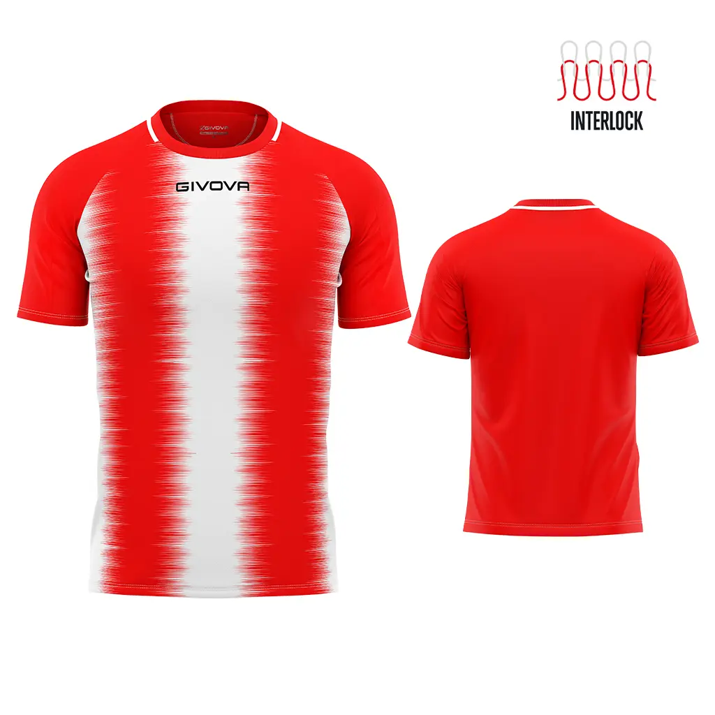 Gestreiftes Trikot - Rouge - unisex - Size: M