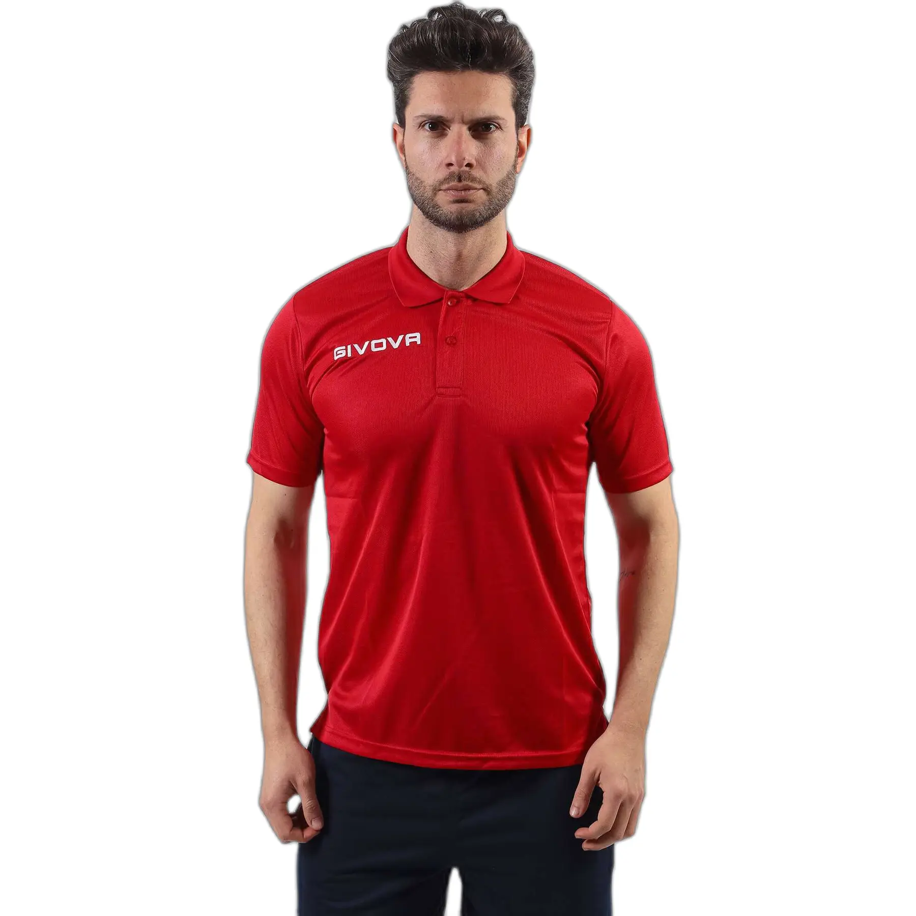 Givova Polo Pocket Rosso Tg. L