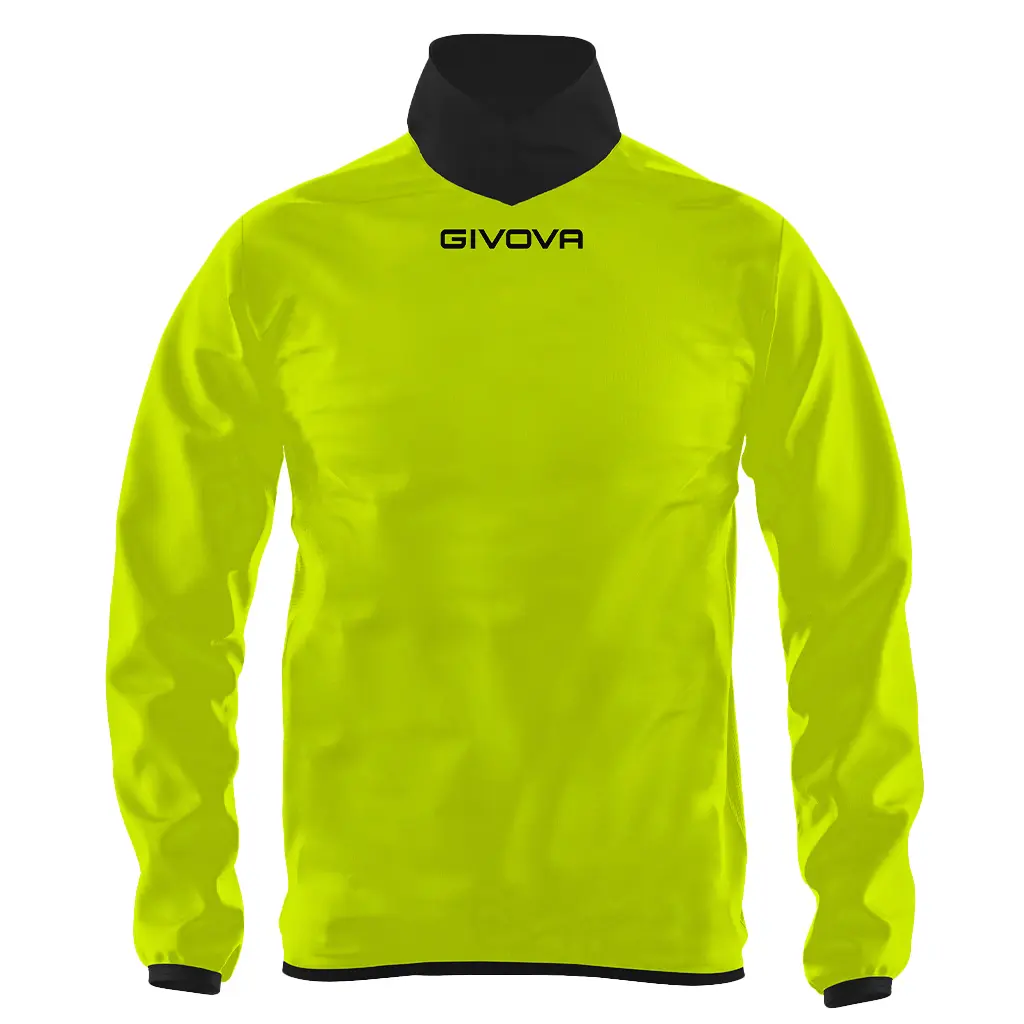 Regenjacke mit geripptem Kragen Givova
