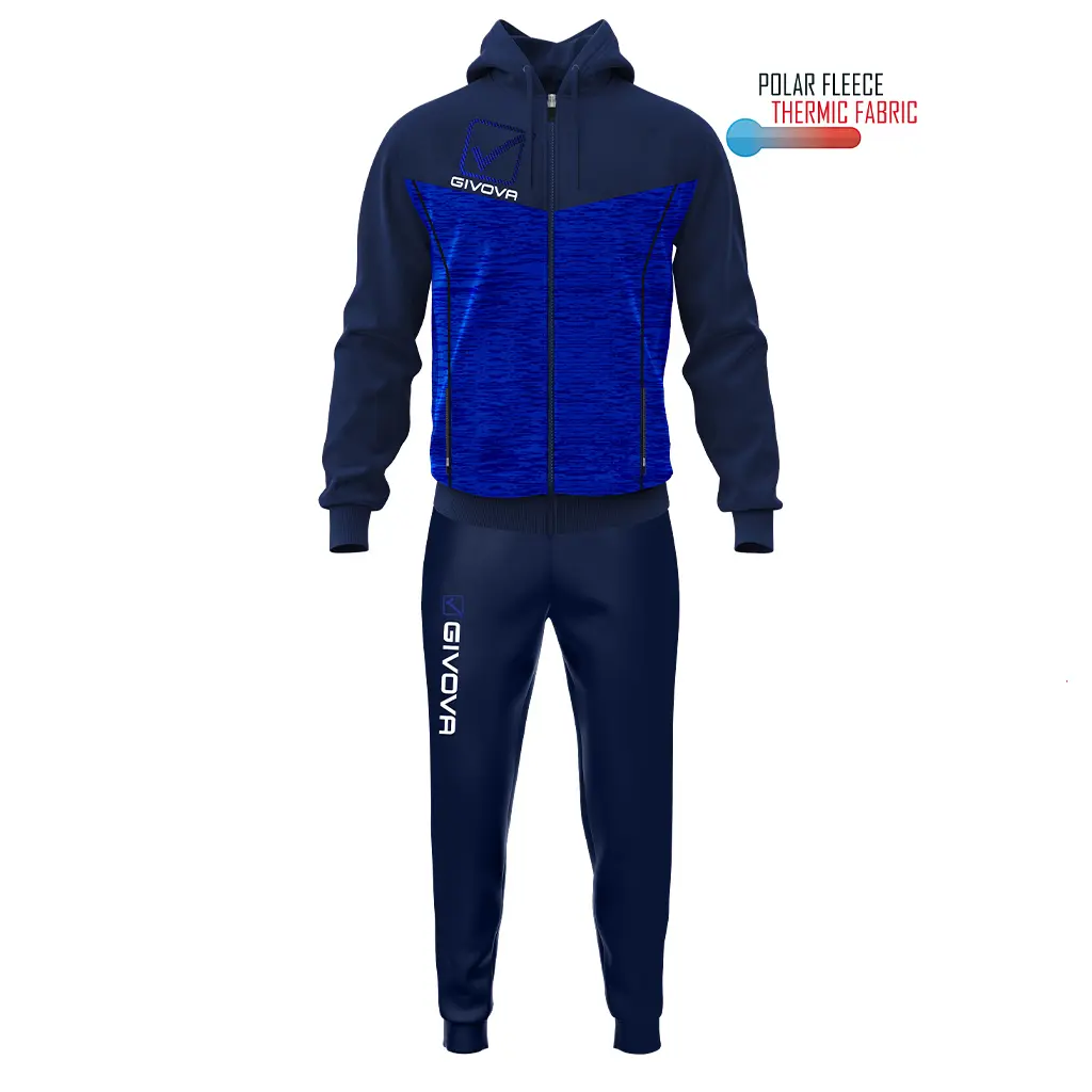 Kinder Fleece-Kapuzen-Trainingsanzug Givova Visa