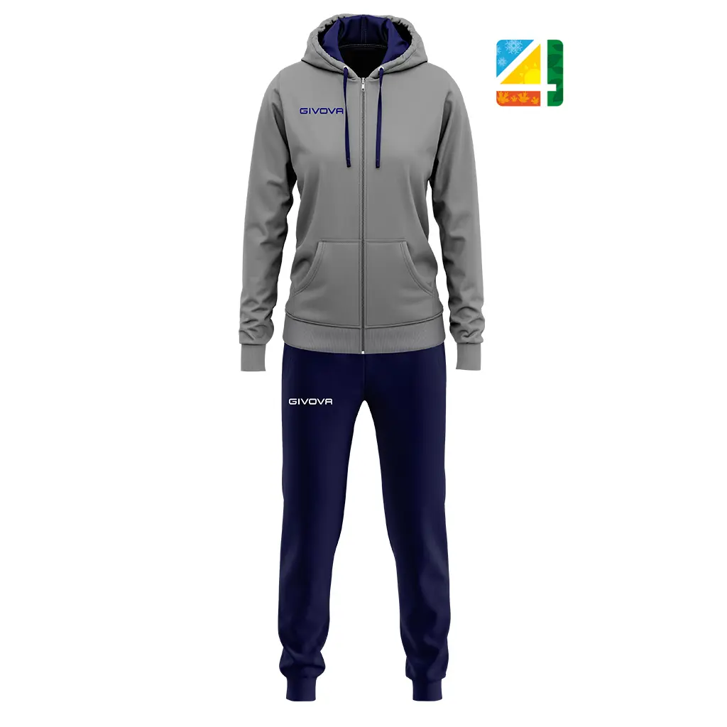 Baumwoll-Frottee-Trainingsanzug Damen Givova King