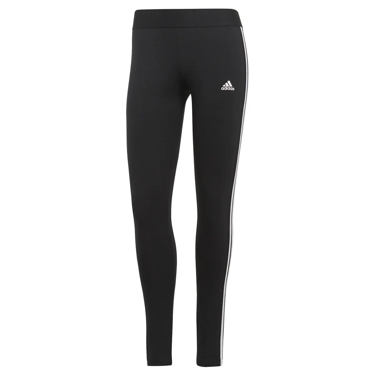 PadelklÄDer Dam Leggings Adidas Loungewear Essentials 3 Band Svarta Kvinnor-image