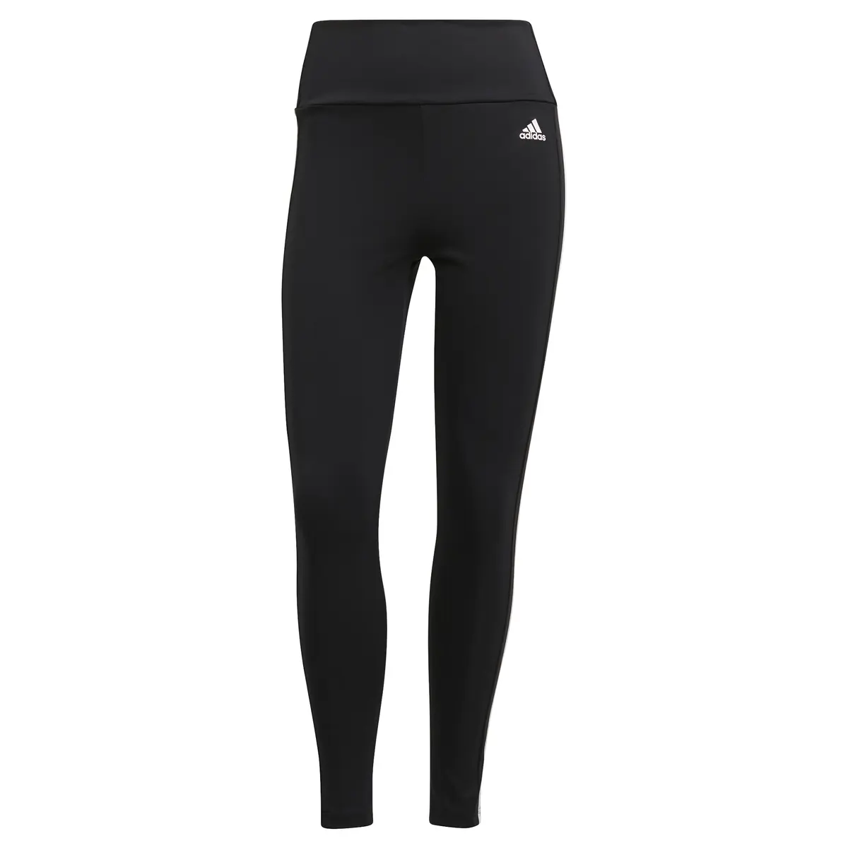 Adidas Femme Legging taille haute Designed To Move 3-Bandes 7/8 Sport, Noir, Taille 2XS
