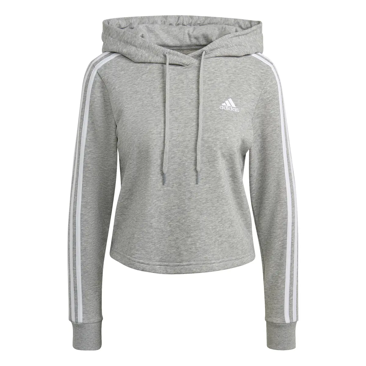 Sweatshirt court à capuche femme adidas Essentials 3-Bandes