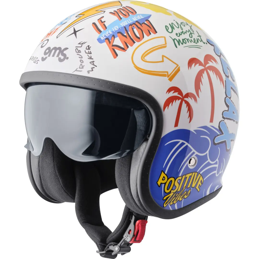 Jet-Motorradhelm GMS Ride & Surf