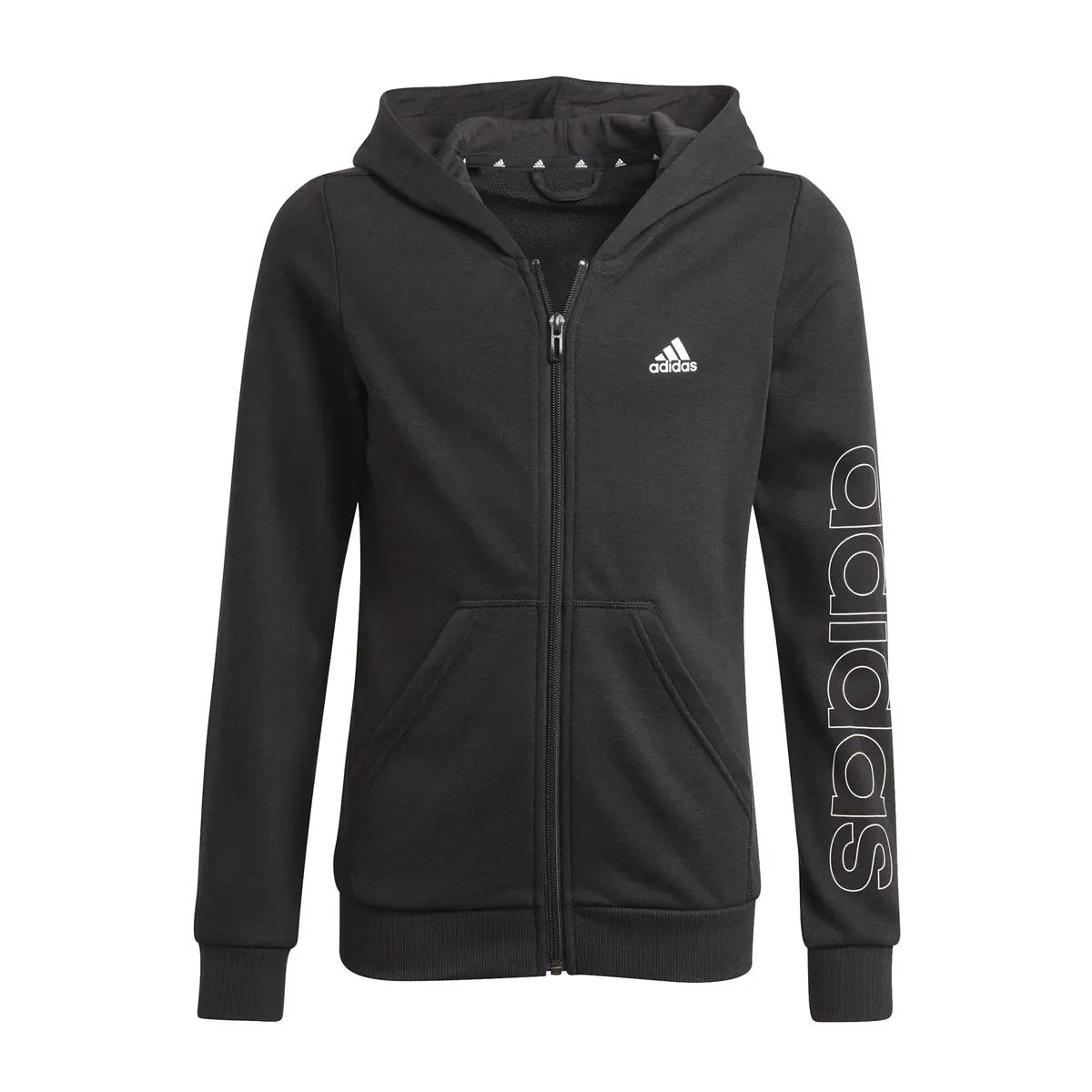 Sweatshirt zippé à capuche enfant adidas Essentials