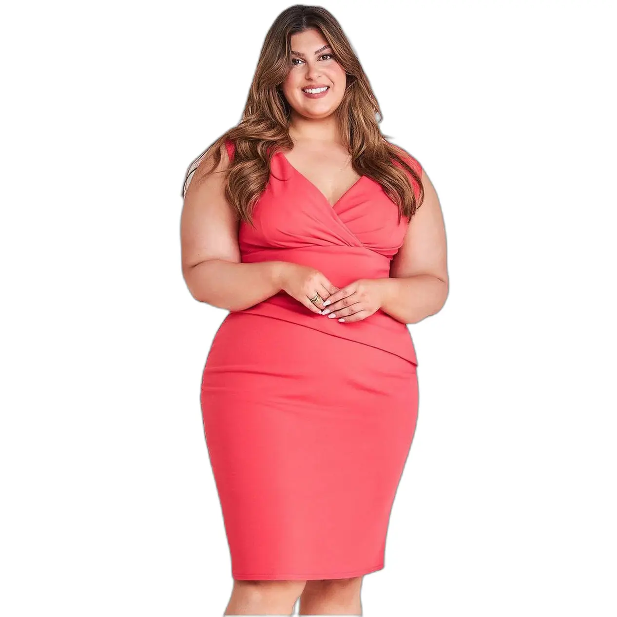 Robe midi bardot plissée donna