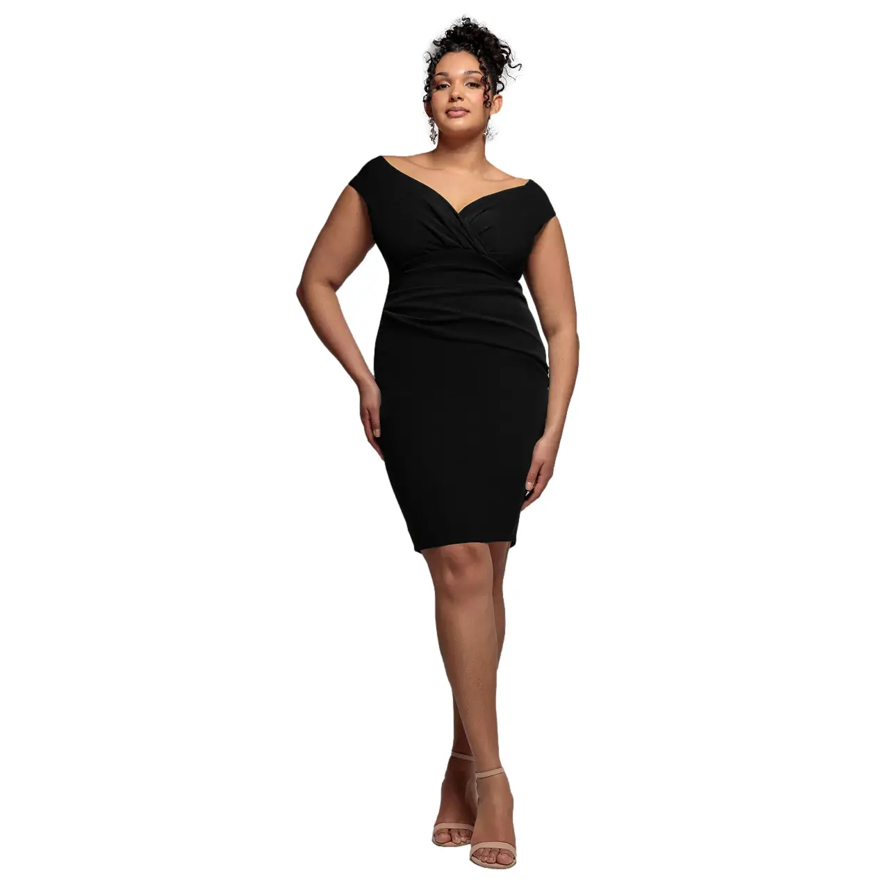 Robe col bardot donna  Plus Midi