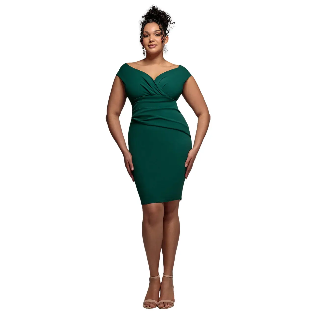 Robe col bardot donna  Midi