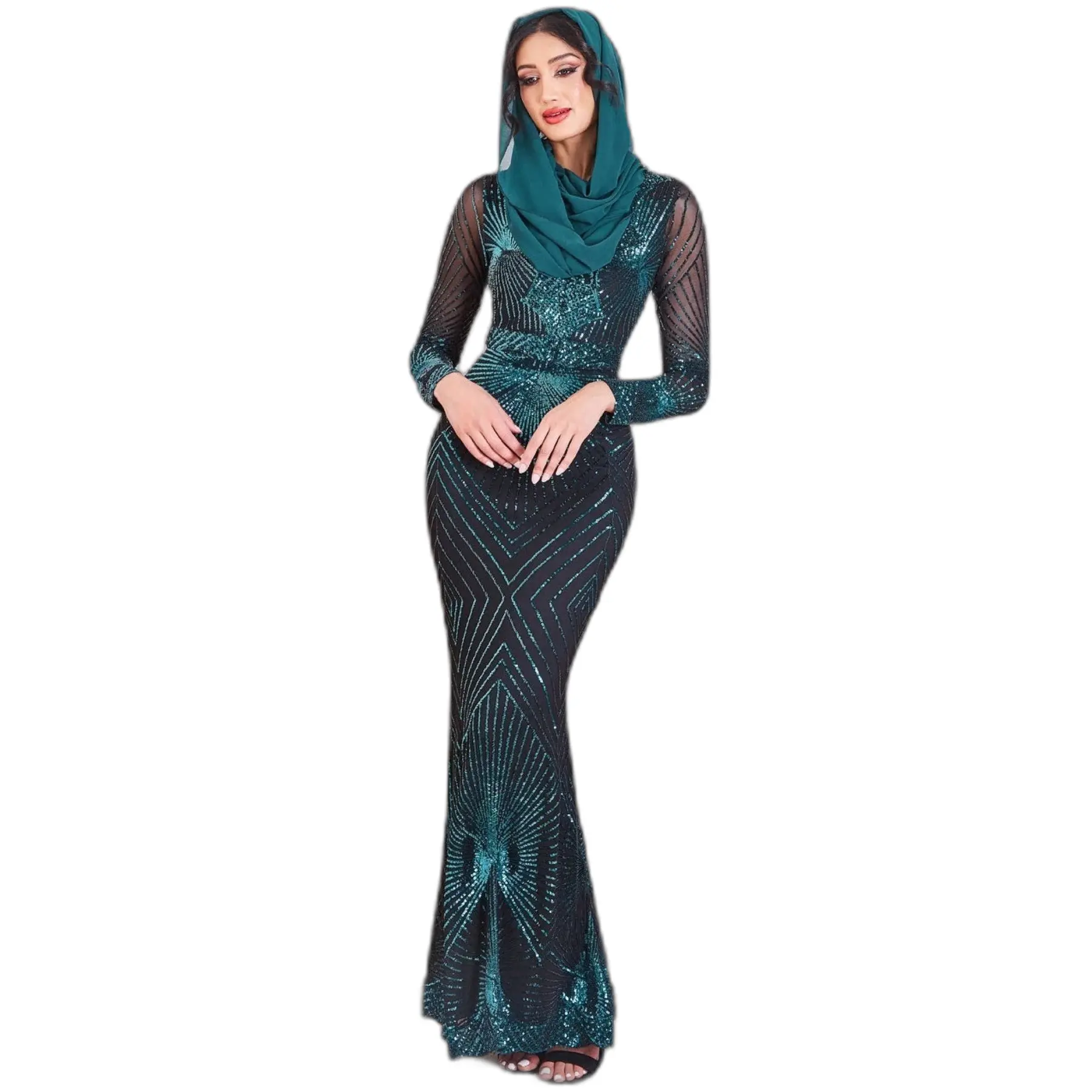 Vestito aderente da donna  Modesty Starburst Sequin
