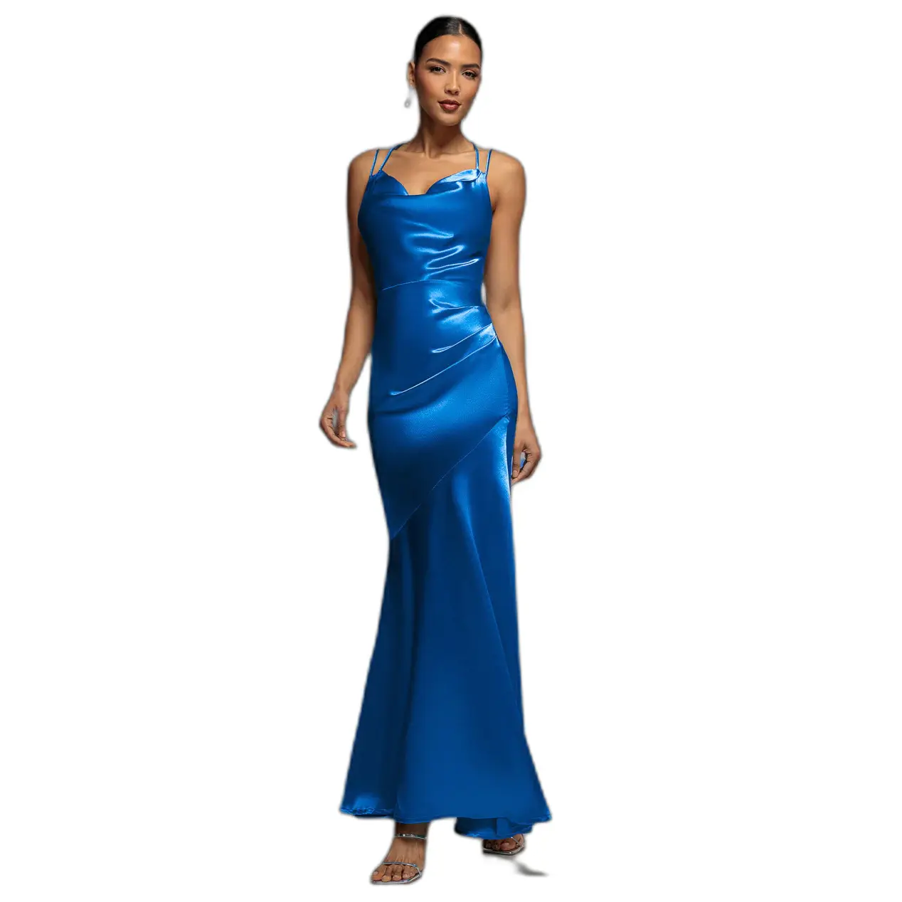 Women's dress Goddiva Cowl Neck With Strappy Back
