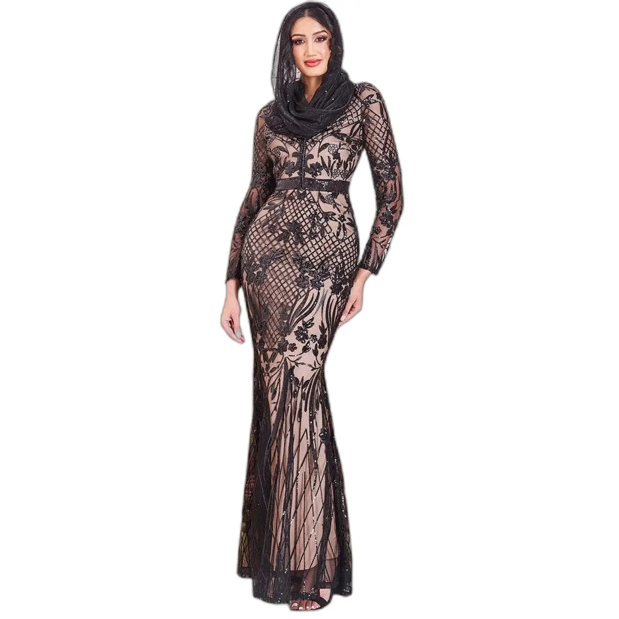Vestito aderente da donna  Modesty Sequin