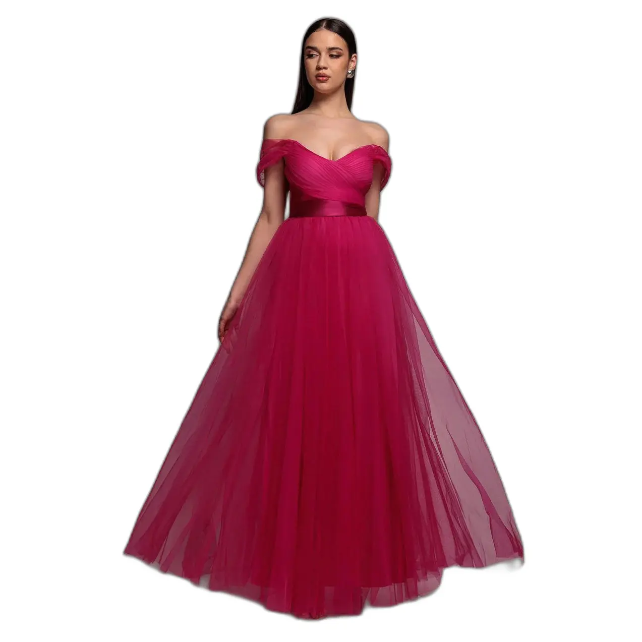 Vestito donna off-the-shoulder