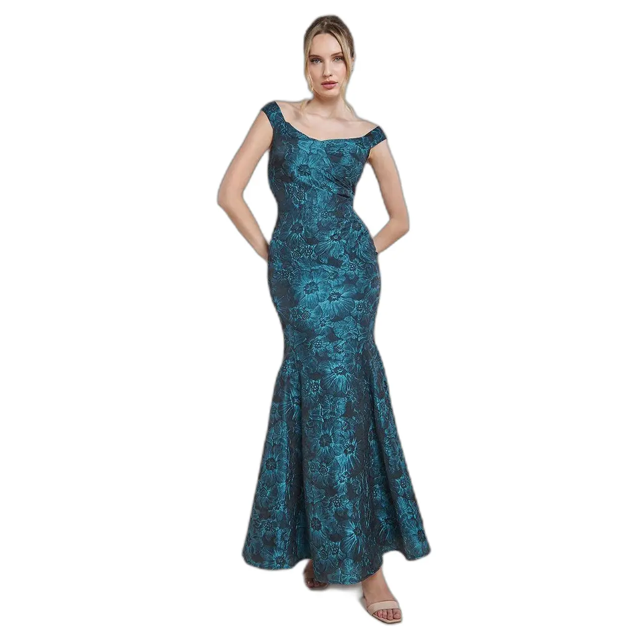 Vestito da donna  Bardot Jacquard