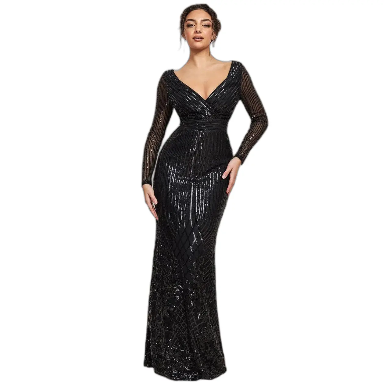 Wrap dress da donna  Sequin V Wrap