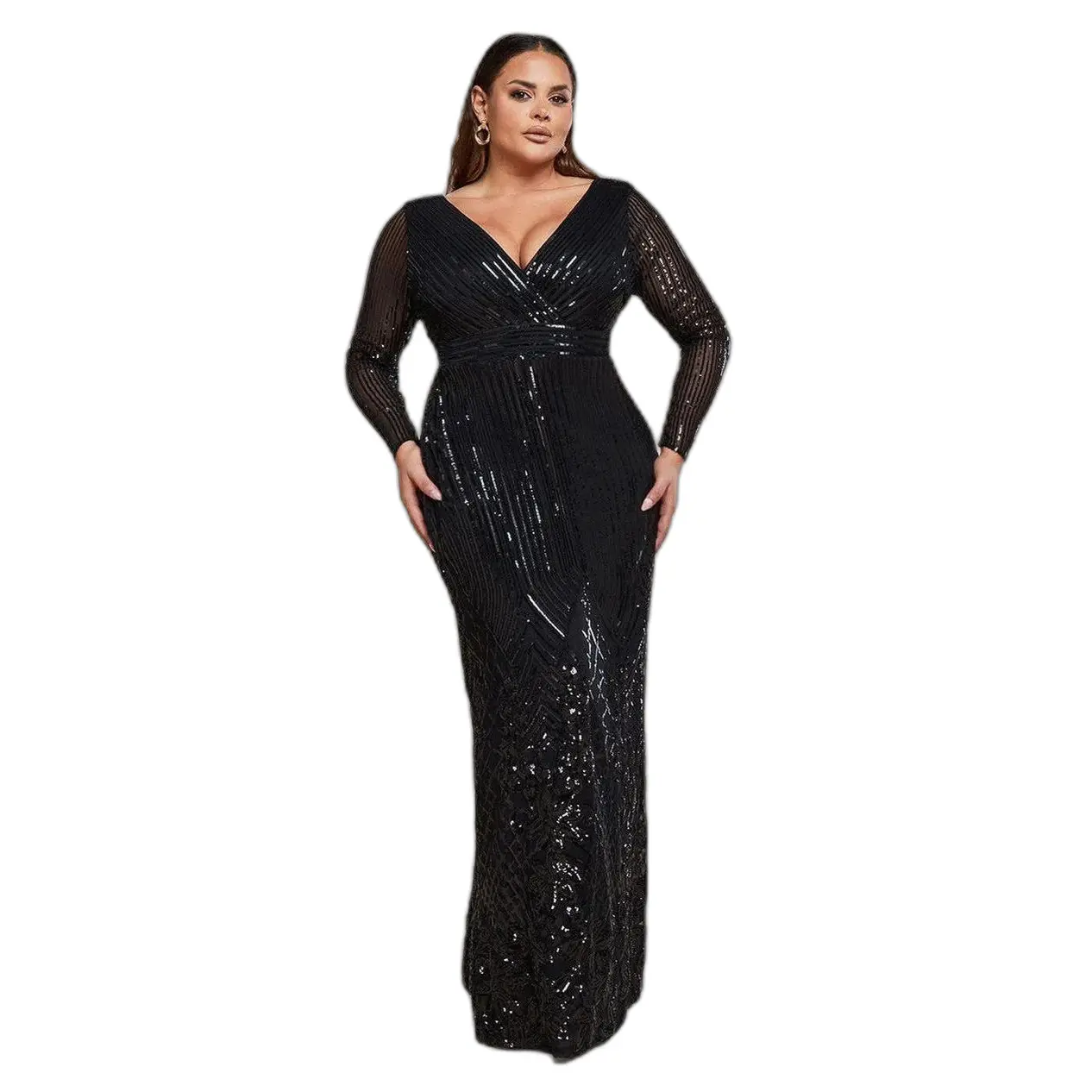 Vestito aderente da donna  Sequin