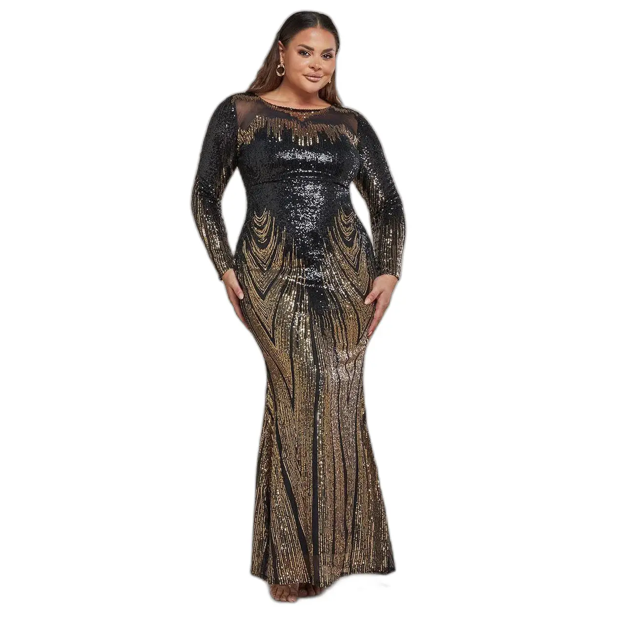 Vestito aderente da donna  Aztec Sequin