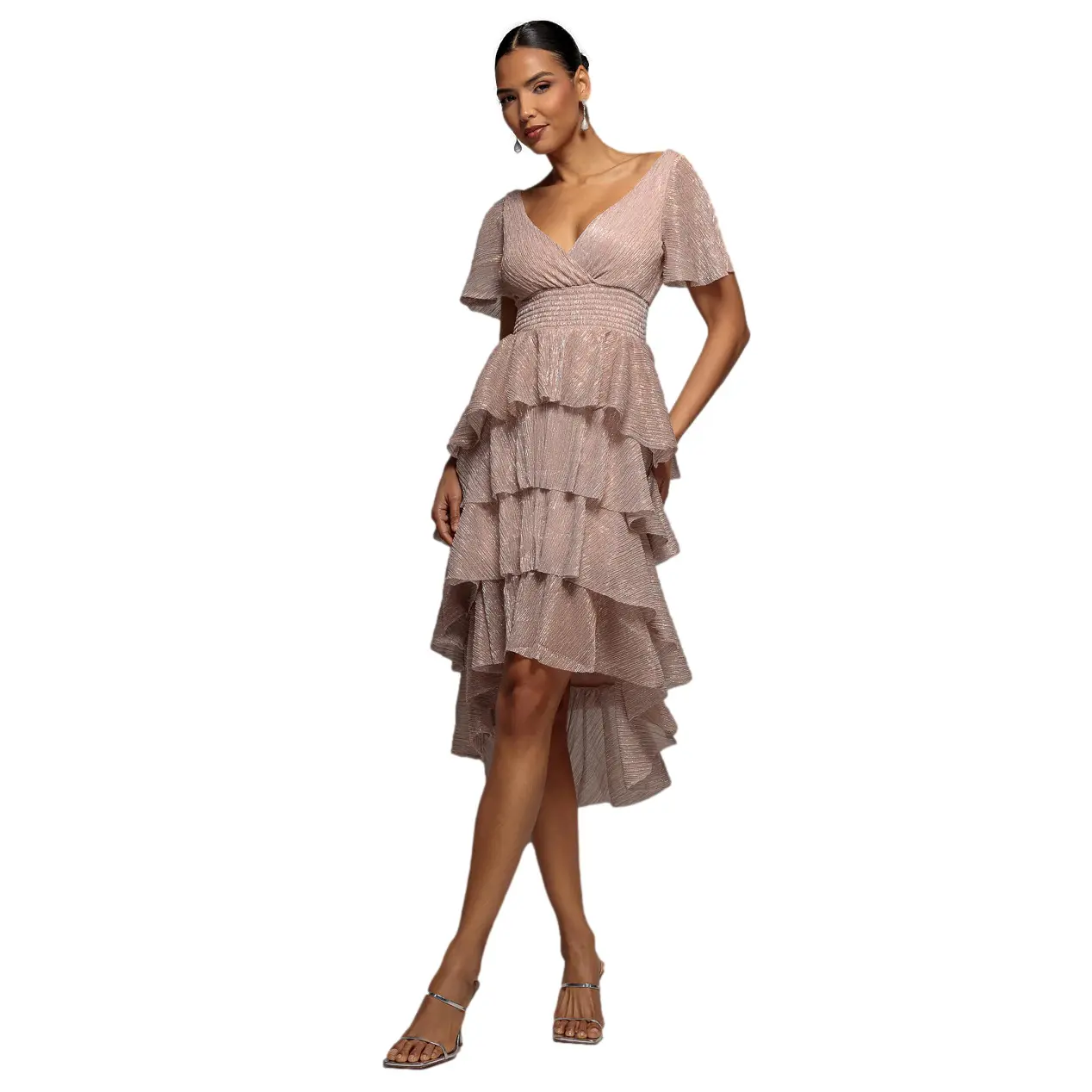 Vestito da donna  High Low Tiered