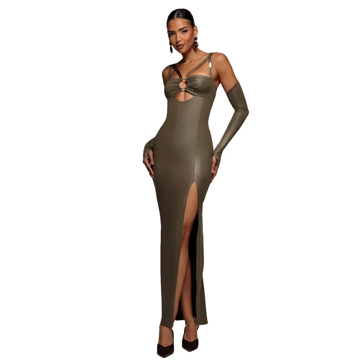 Robe in similpelle donna  Maxi